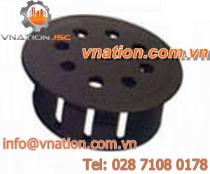 round plug / snap-on / non-threaded / female