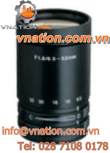 telecentric camera objective / machine vision / CCTV video-monitoring