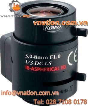 varifocal camera objective / day/night / machine vision / CCTV video-monitoring