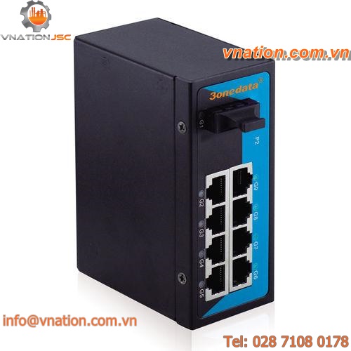 unmanaged ethernet switch / industrial / 9 ports
