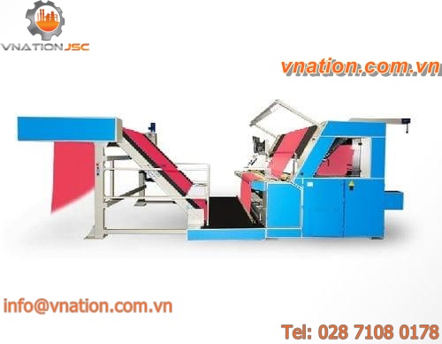 tensionless fabric inspection machine / with roll or plaiter