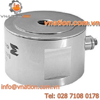 tension/compression load cell / single-column / piezoelectric