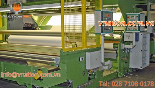 fabric inspection machine with roll or plaiter