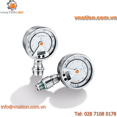 electronic pressure gauge / analog / for hydraulic applications / process