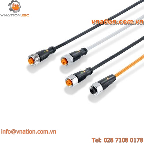 electric connector / M12 / waterproof