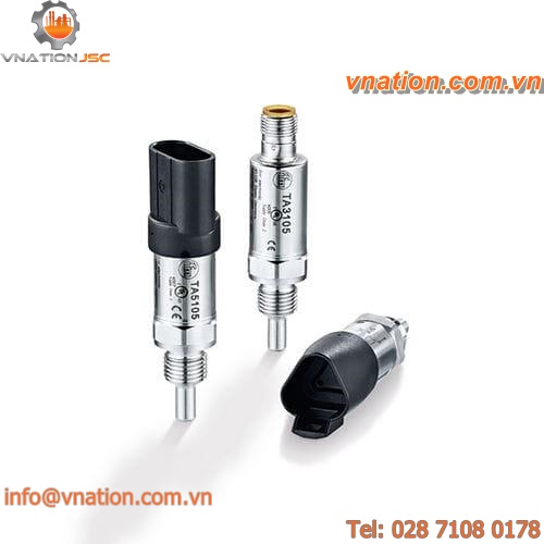 temperature sensor for mobile applications / resistance / with housing / compact