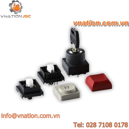 Hall effect switch / key lock / single-pole