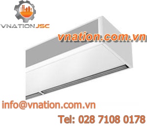 hot air curtain / cold / horizontal / energy-saving