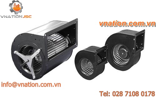 centrifugal fan / ventilation / with external rotor / single-inlet