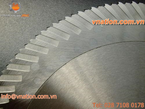 circular saw blade / for non-ferrous metals / for aluminum / segmented