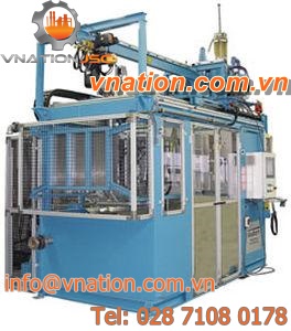 particle foam molding machine / tie-bar-less