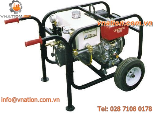 diesel engine hydraulic power unit / for mobile applications / portable