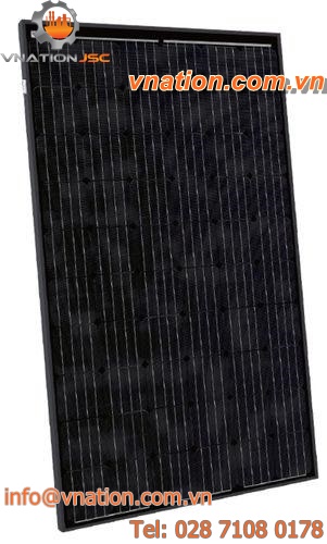 monocrystalline photovoltaic module / black