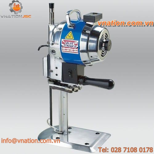 manually-controlled cutting machine / for fabrics / straight-knife