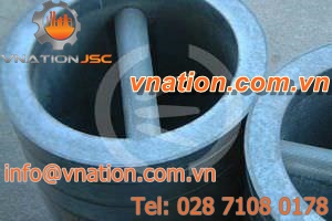 discharge silencer / for air ducts / tubular