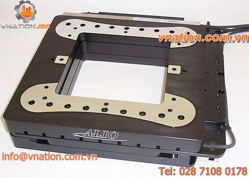 linear nanopositioning stage / motorized / 1-axis / open-center
