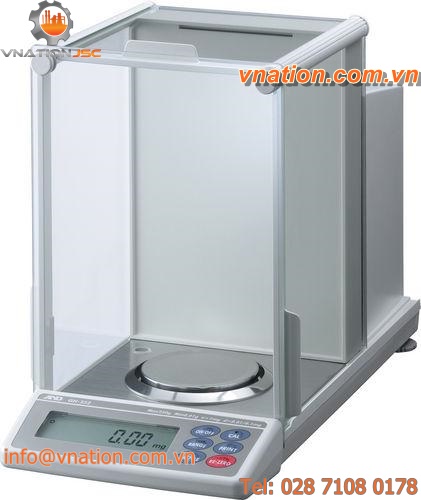 analysis scales / with LCD display / with internal calibration