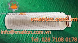 liquid filter cartridge / for fluids / fine / polyethersulfone