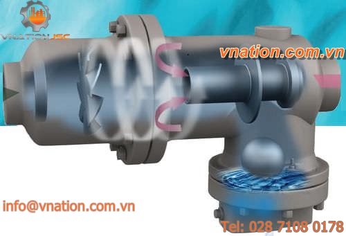 centrifugal separator / air / for gas / for liquids