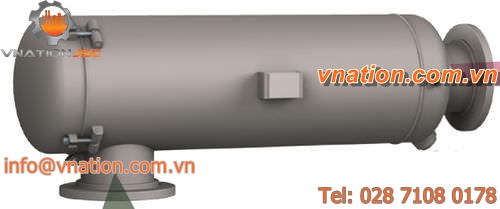 coalescing separator / liquid / for solids / compact