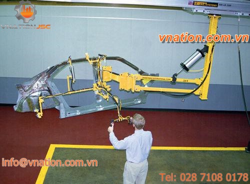 pneumatic manipulator / with hoist / for pantographs / hanging