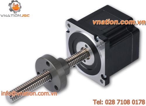 stepper linear motor / DC / permanent magnet