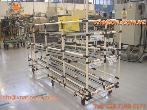 handling cart / shelf / for fragile products