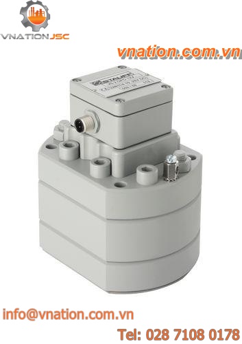 positive displacement flow meter / for fluids / insertion