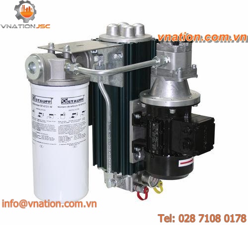 dry filtration unit / absorption / for oil