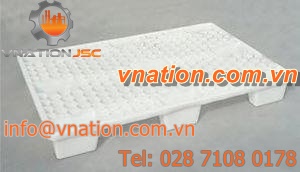 plastic pallet / ISO / heavy haul / for the food industry