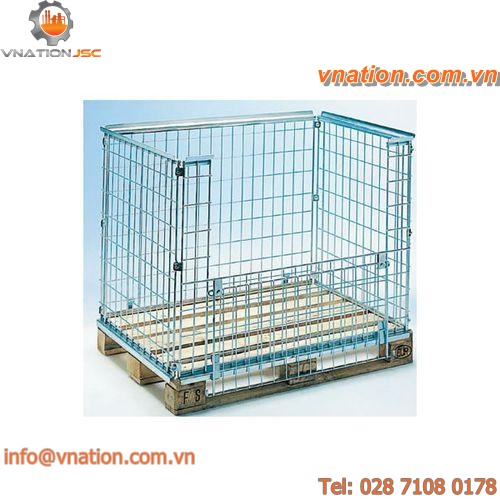 metal pallet box / storage / wire mesh