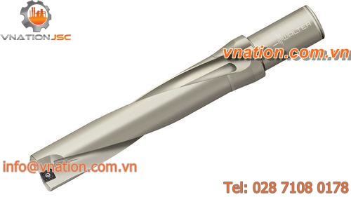 indexable insert drill bit / high-productivity / helical
