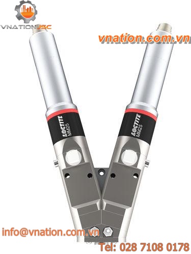 adhesives dispenser / silicone resin-based / volumetric / two-component