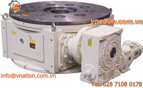 mechanically-operated rotary indexing table / cylindrical cam / for heavy loads