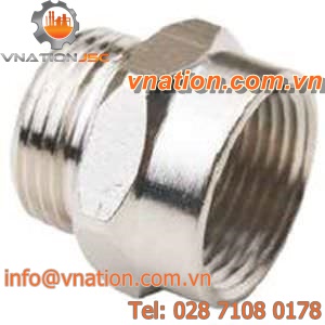 hydraulic adapter / for hose / thread / brass
