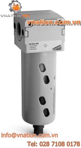 air filter / compressed air / modular / in-line