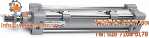 pneumatic cylinder / double-acting / single-acting / low-friction