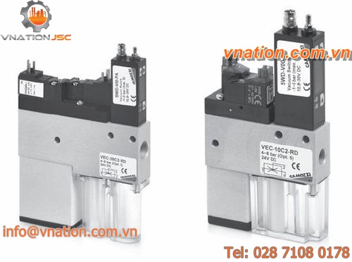 anodized aluminum vacuum generator-ejector / compact