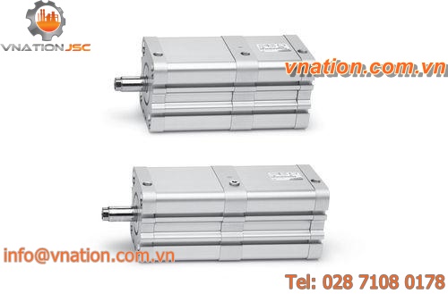 pneumatic cylinder / double-acting / compact / multi-position