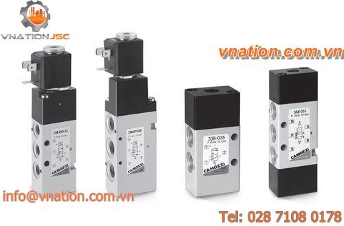 spool solenoid valve / 3/2-way control / 5/2-way / 5/3-way