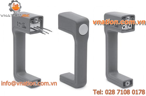 poppet valve / electric / miniature / with operating handle