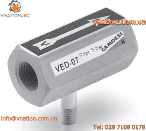 online Venturi ejector / anodized aluminum