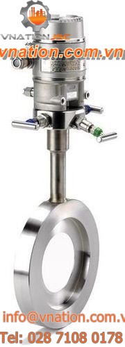 differential-pressure flow meter / orifice / for gas / in-line