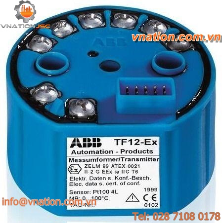 probe head-mounted temperature transmitter / RTD / PROFIBUS / explosion-proof