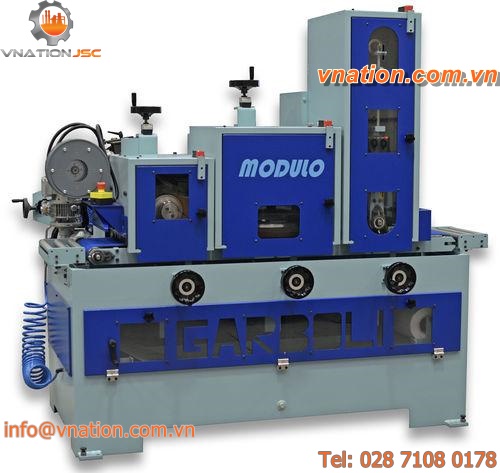 angular grinding machine / belt / numerical control / satin