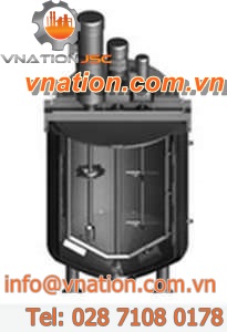 paddle mixer / stainless steel / vertical / disperser