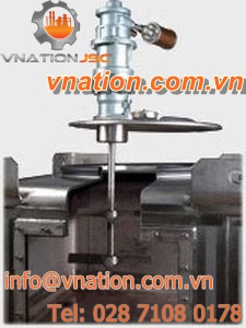 drum mixer / continuous / single-shaft / vertical