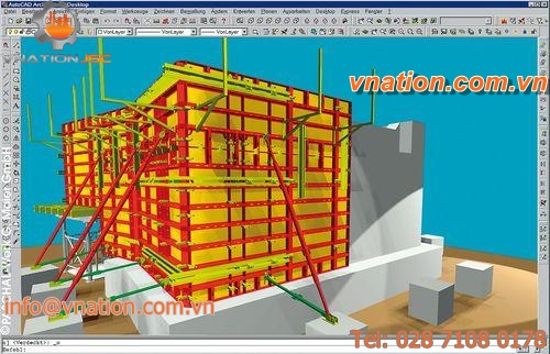 formwork design software under Autocad