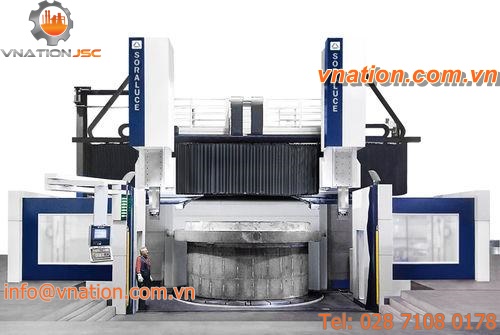 CNC turning center / vertical / 2-axis / hydrostatic