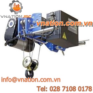 electric cable hoist / with frequency control / double-rail